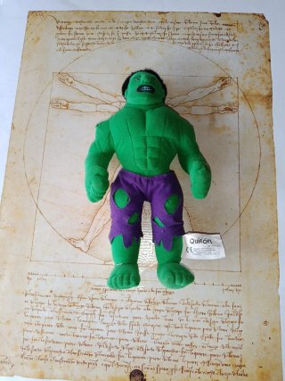 Muñeco peluche Hulk Quirón.