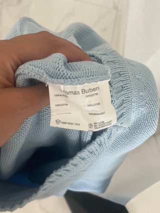 Jersey Burberry Azul