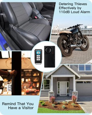 Alarma 110dB con Mando a Distancia