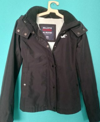 Chaqueta Hollister All-Weather XXS Negra