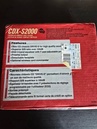 Autorrádio Sony CDX-3200