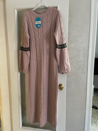Vestido jersey rosa Moda Nur talla única