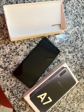 Samsung Galaxy A7 Negro/Plateado