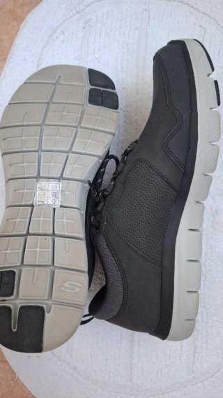 Zapatillas Skechers Hombre Negro/Gris