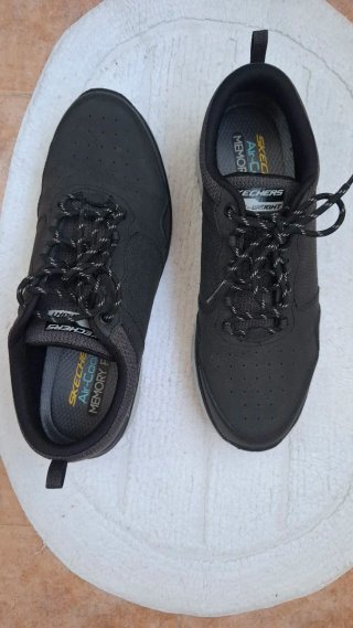 Zapatillas Skechers Hombre Negro/Gris