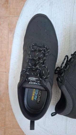 Zapatillas Skechers Hombre Negro/Gris