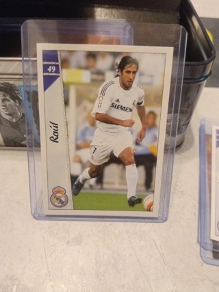 Cromo Raúl González Real Madrid