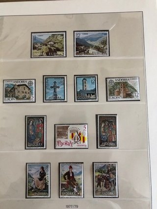 Colección Sellos Andorra Española 1963-1987