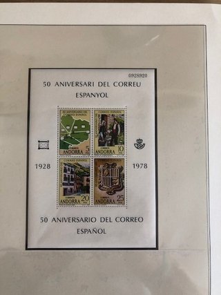 Colección Sellos Andorra Española 1963-1987