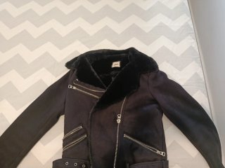 Cazadora biker negra Pimkie Talla S