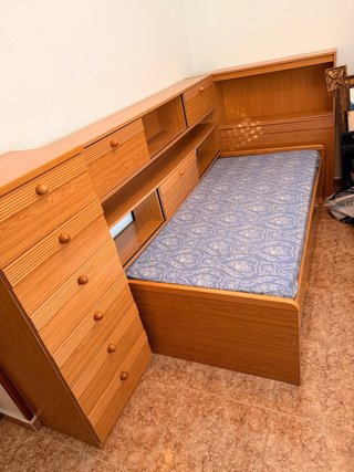 Dormitorio juvenil completo con cama nido