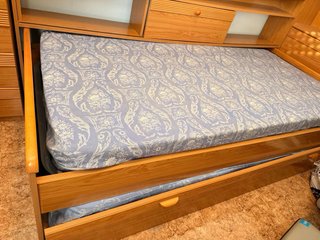 Dormitorio juvenil completo con cama nido