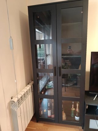 Muebles salón (vitrina+ mueble TV + estantería)