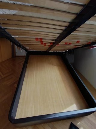 Canapé Abatible con Base de Madera