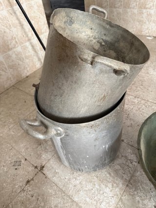 Olla de aluminio grande 41x42 35x37