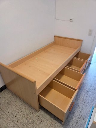 Cama Juvenil 80x180 con 4 Cajones