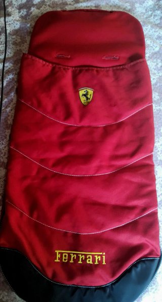 Saco Carrito Bebé Ferrari Rojo