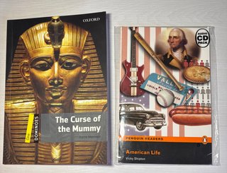 Lote de 2 libros de lectura en inglés