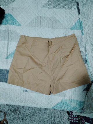 Falda pantalón beige/caqui