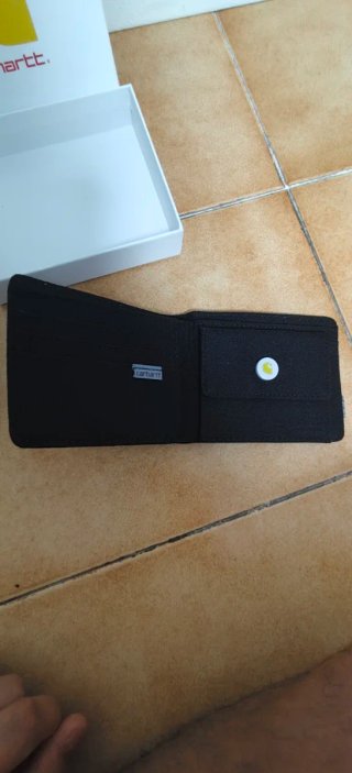 Cartera Carhartt Negra Nueva Con Caja
