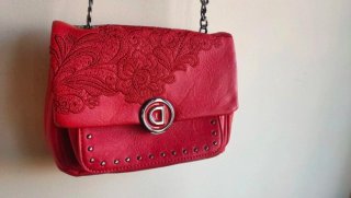 Bolso Desigual Rojo Pequeño