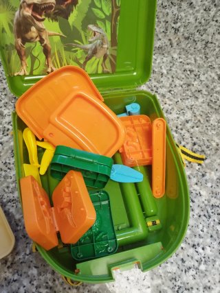 Mochila Juguete Dinosaurios Verde