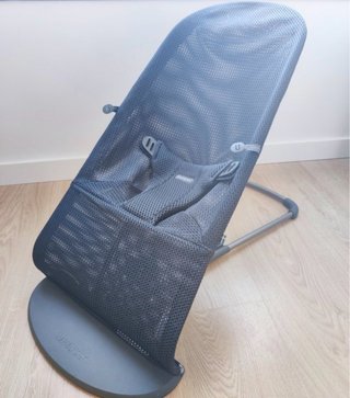 Hamaca BabyBjörn Bliss Malla Gris Antracita