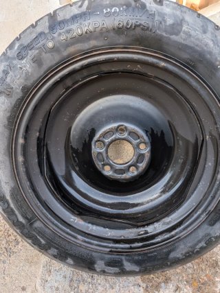 Rueda de galleta Hankook 80 km/h