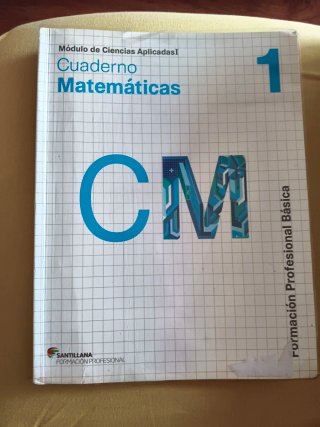 Cuaderno matemáticas 1 Formación Profesional Bá...