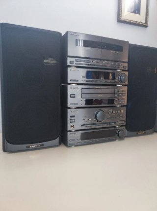 Equipo Música Pioneer Doble Bandeja CD