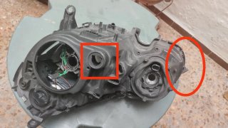 Faro delantero derecho Mercedes W211