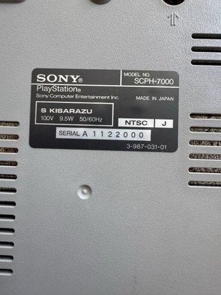 Sony PlayStation 1 SCPH-7000 NTSC-J