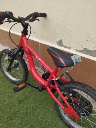 Bicicleta Infantil Roja 14