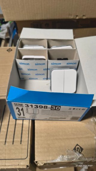 Lote 4 Interruptores Dobles Simon Serie 31