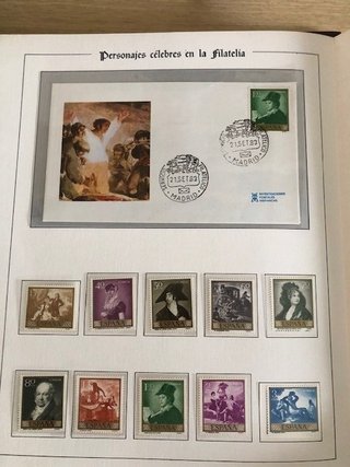 Álbum Personajes Célebres en la Filatelia