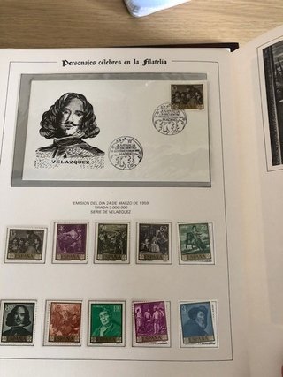 Álbum Personajes Célebres en la Filatelia