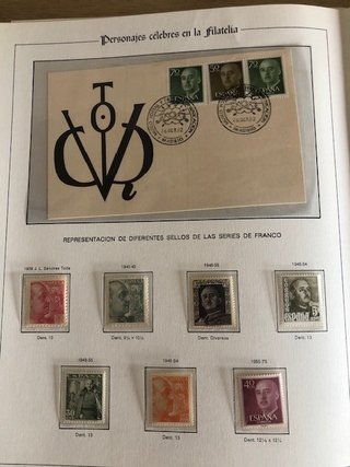 Álbum Personajes Célebres en la Filatelia
