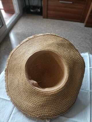 Sombrero de playa de rafia/paja para mujer