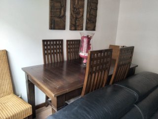 Conjunto de Sofá, Mesa de Centro y Comedor