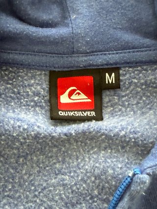 Sudadera Quiksilver Azul con Cremallera