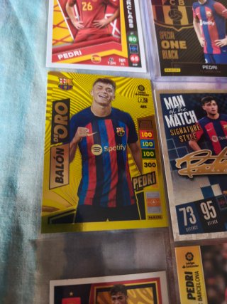 Colección Pedri Cromos FC Barcelona