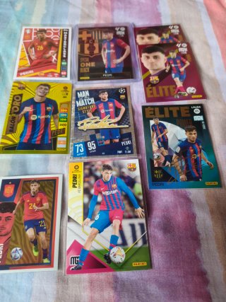Colección Pedri Cromos FC Barcelona