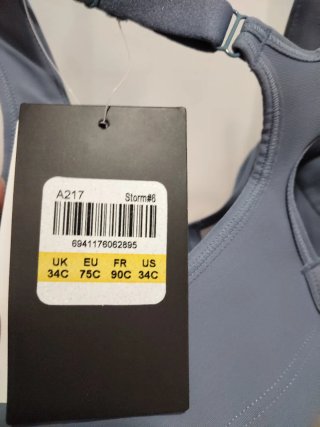 Reggiseno Sportivo Syrokan Blu
