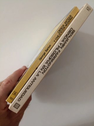 Lote 2 libros ciencia y filosofía