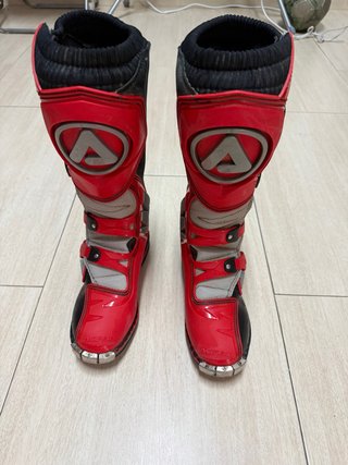 Botas Enduro Acerbis Rojas Talla 40.