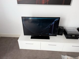 Televisor Samsung pantalla rota