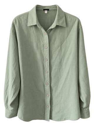 Camisa Verde de Manga Larga