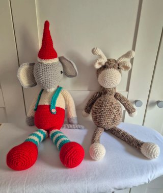 2 Muñecos de Crochet