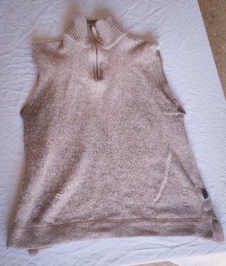Chaleco de punto beige Talla L