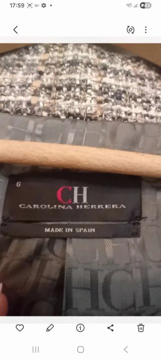 Abrigo Carolina Herrera Multicolor